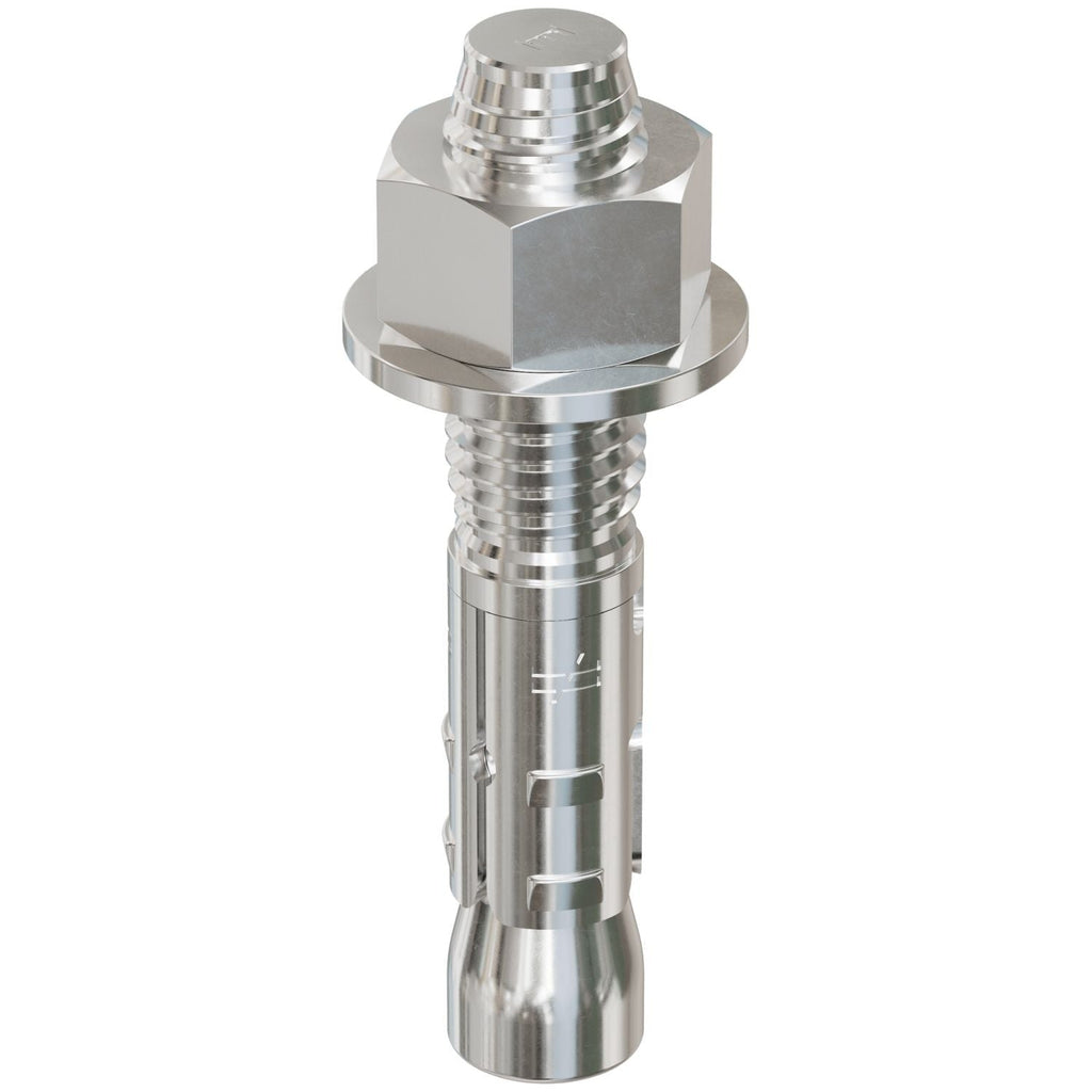 Simpson Strong-Tie STB2-623126SSR20 Strong-Bolt 2, 5/8-in. x 3-1/2-in. Type 316 Stainless-Steel Wedge Anchor, 20-Pack