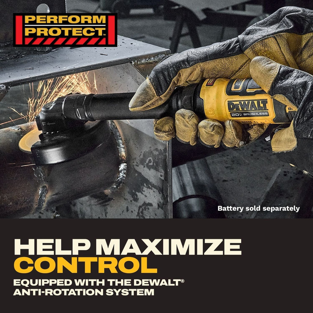 DeWALT DCG432XB ATOMIC 20V MAX 4 in. Extended Cut-Off Tool, Tool Only