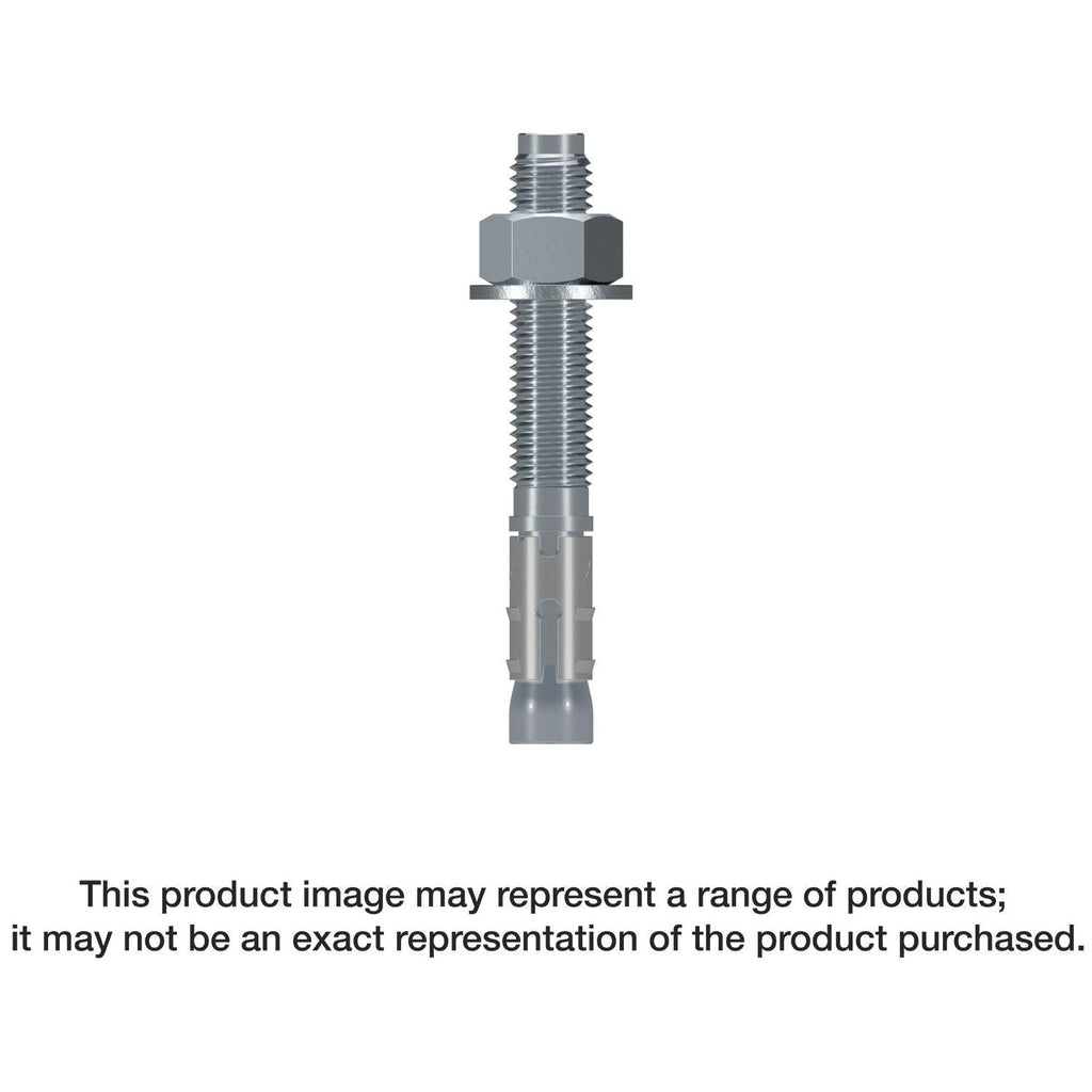 Simpson Strong-Tie STB2-75434R10 Strong-Bolt 2, 3/4-in. x 4-3/4-in. Wedge Anchor, 10-Pack
