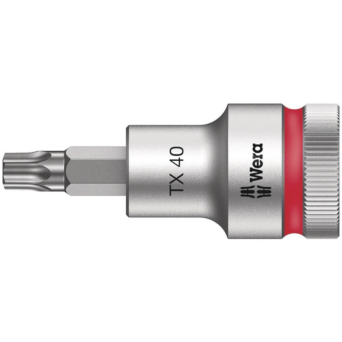Wera 8767 C Hf Torx Zyklop Bit Socket With 1/2-in. Drive With Holding Function, Torx 40x60-mm.