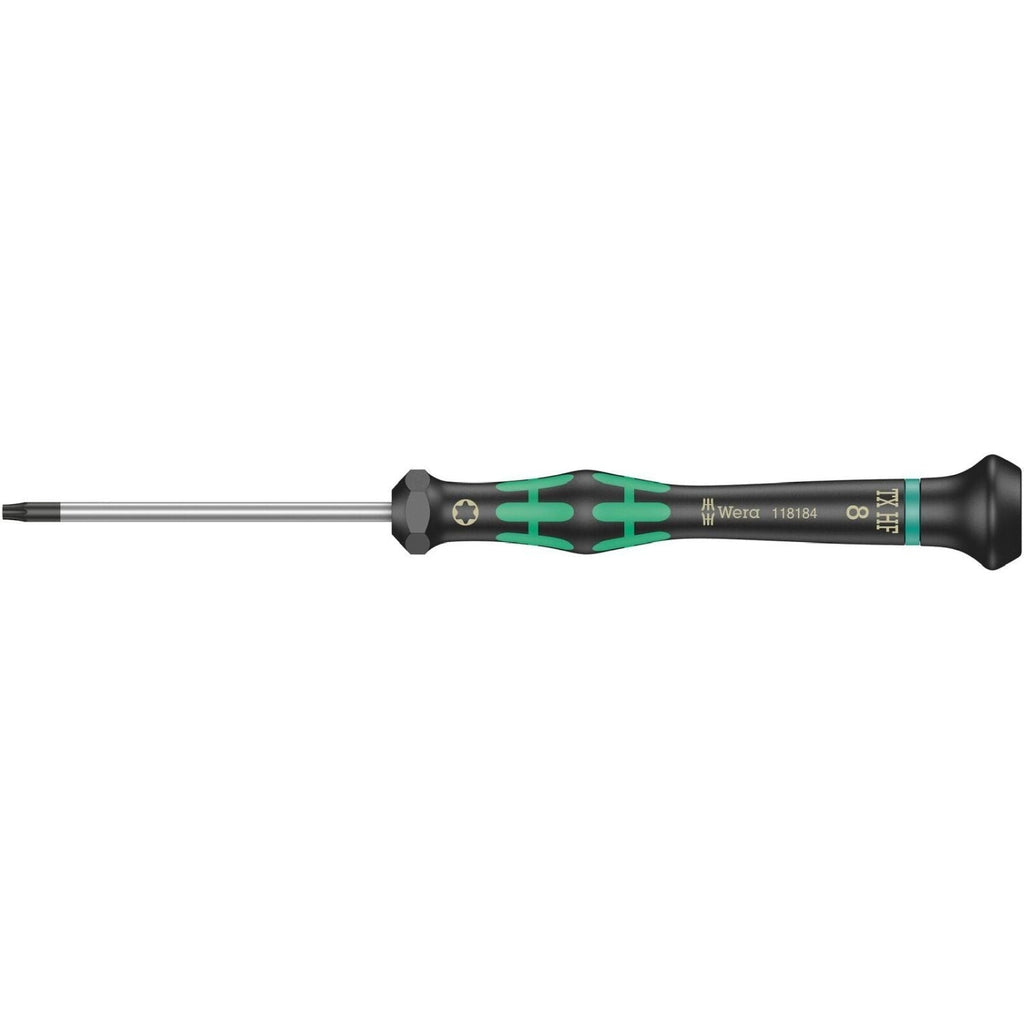 Wera 2067 Torx Hf Screwdriver With Holding Function For Electronic Applications, Torx 8x60-mm.