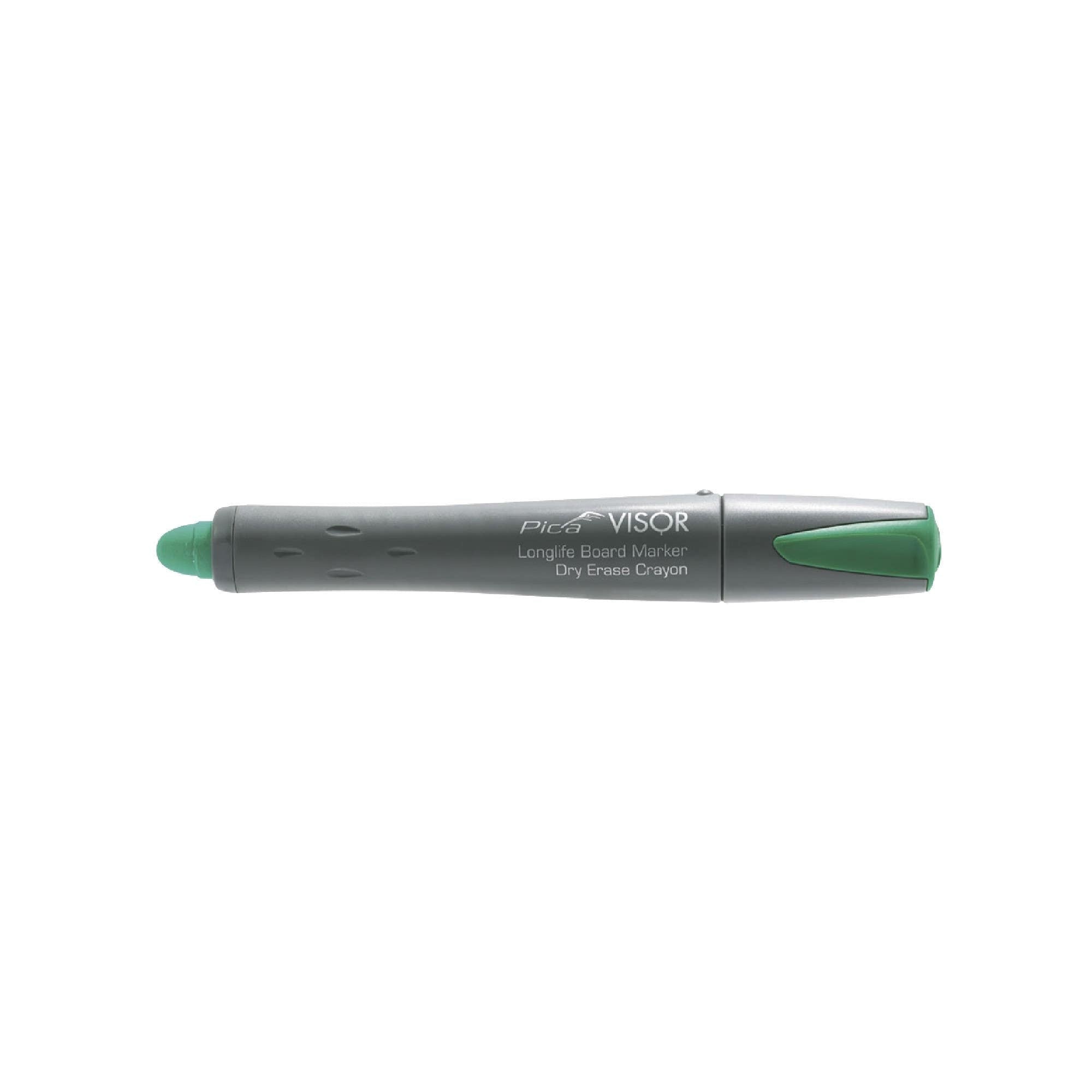 Pica 900/36 Green Board Marker /w Holder, 1-Pack