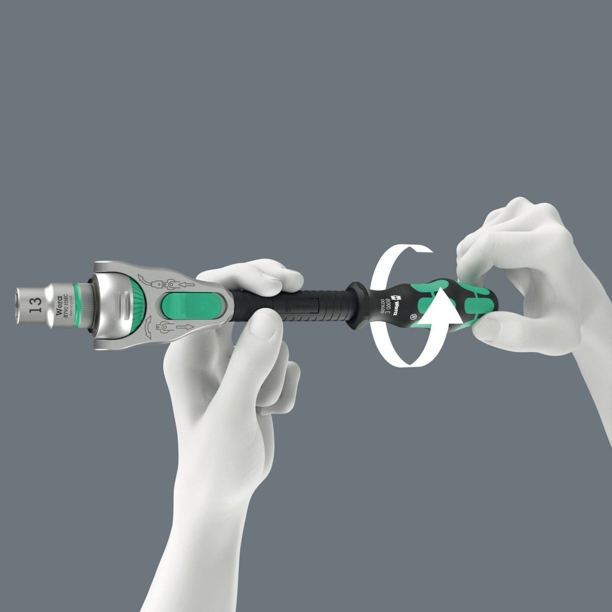 Wera 8100 SB 6 Zyklop Speed Ratchet Set, 3/8-in. Drive, Metric, 29-Pieces
