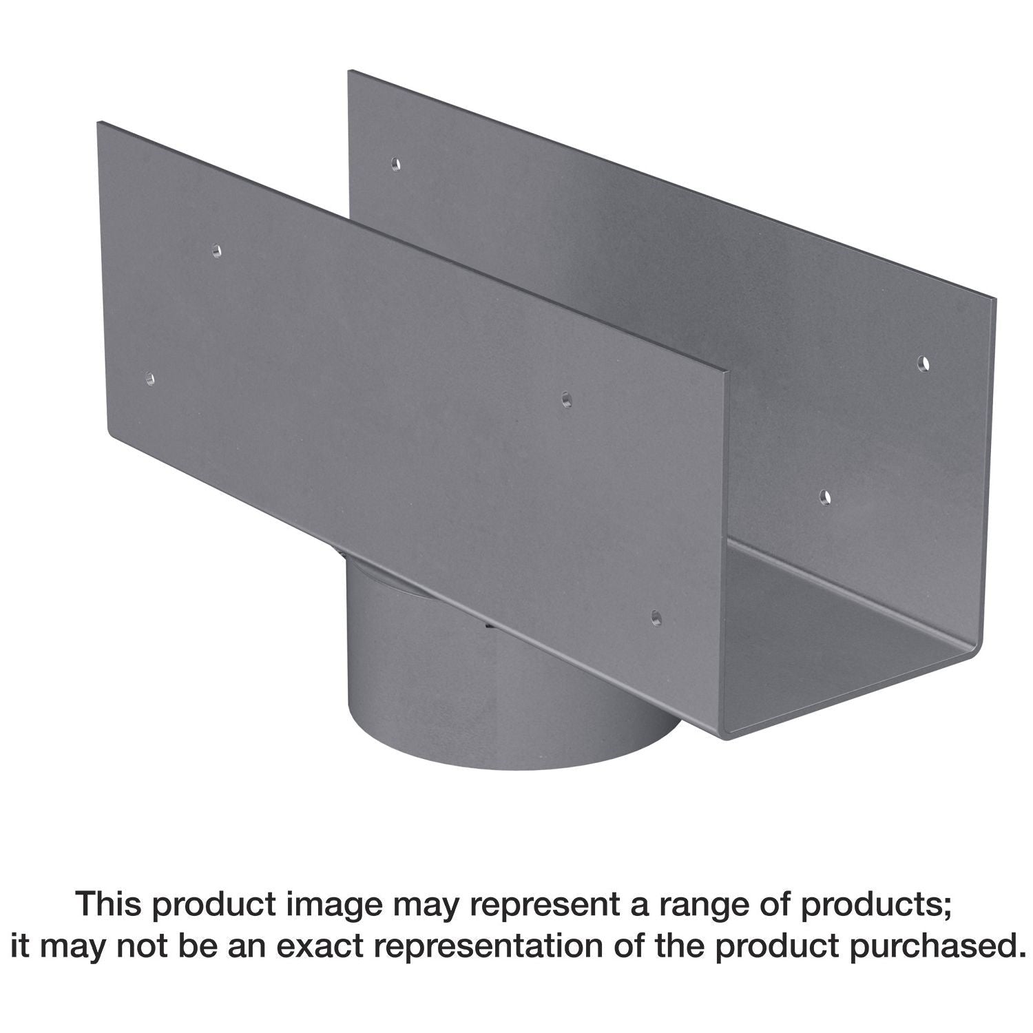 Simpson Strong-Tie LCC6-3.5 LCC 6-1/8-in. Column Cap for 3-1/2-in. Outside Diameter Lally Column