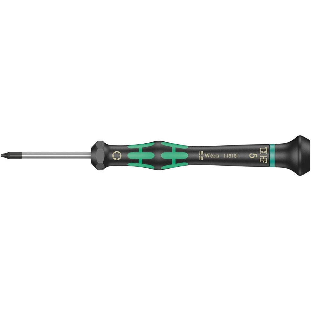 Wera 2067 Torx Hf Screwdriver With Holding Function For Electronic Applications, Torx 5x40-mm.