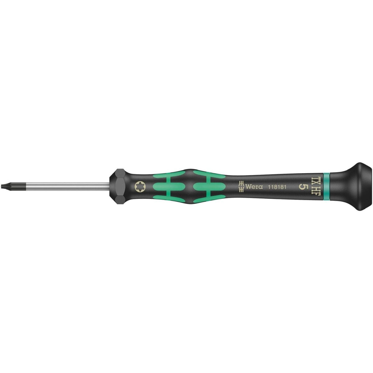 Wera 2067 Torx Hf Screwdriver With Holding Function For Electronic Applications, Torx 5x40-mm.