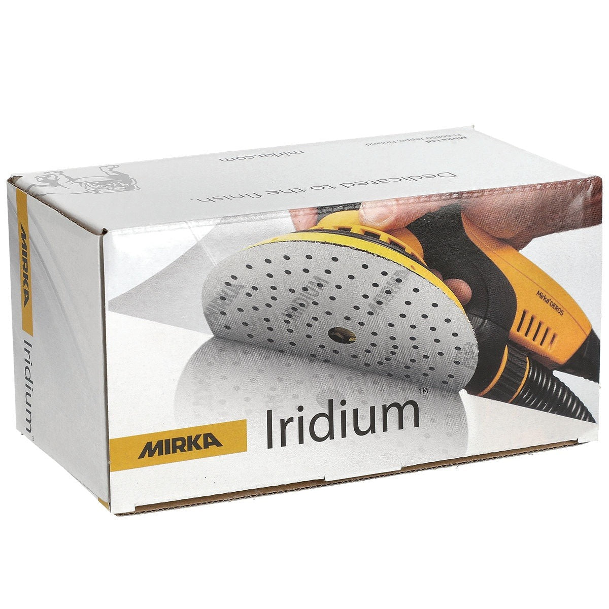 Mirka Iridium 5-in. 80 Grit PSA Sanding Disc Roll, 100-Pack (24-314-080)