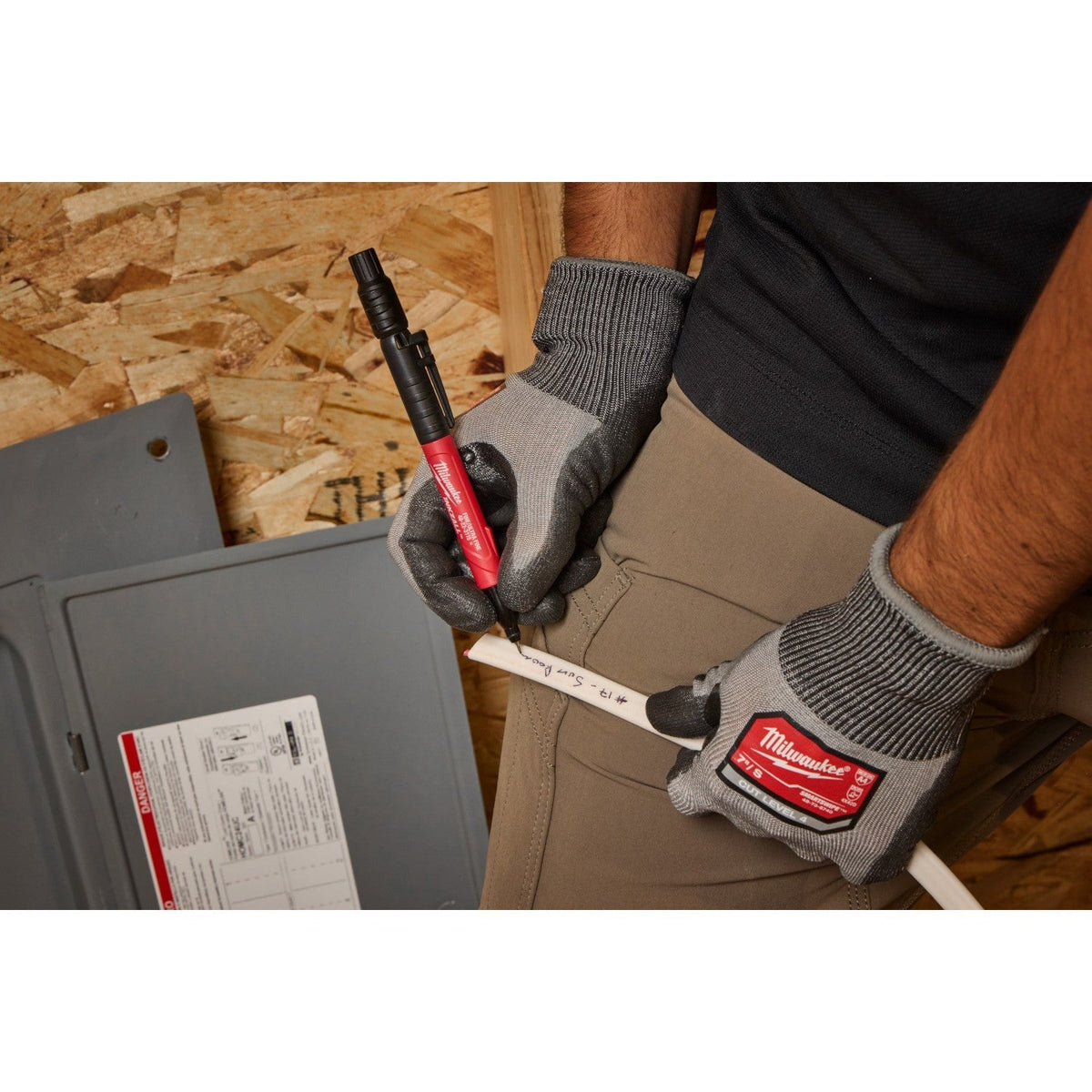 Milwaukee 48-22-3115 INKZALL Double-Sided Ultra Fine & Fine Point Black Jobsite Marker