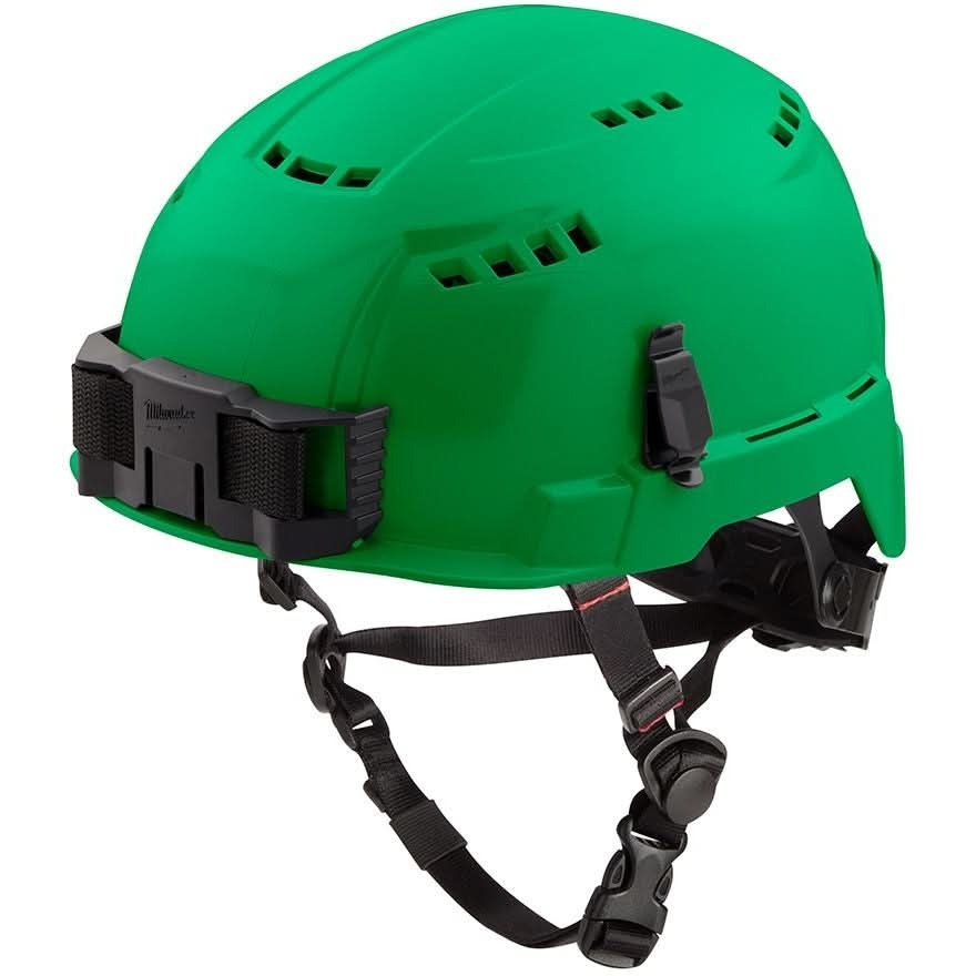 Milwaukee 48-73-1306 Green Vented Safety Helmet - Type 2, Class C