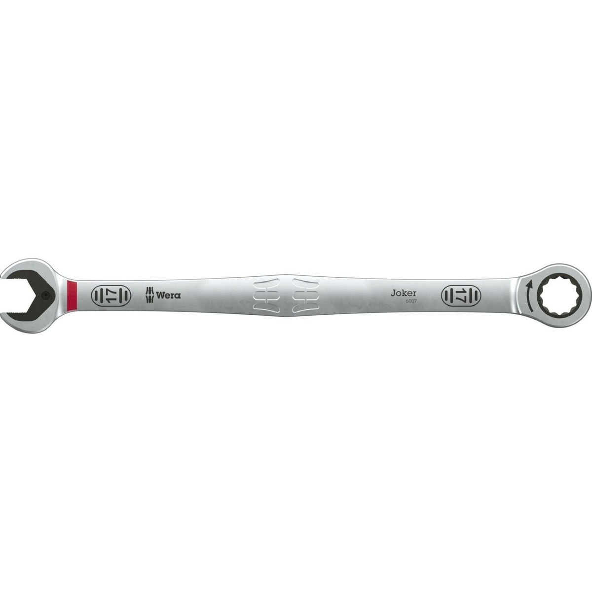 Wera 6007 Joker SB Ring Ratchet Spanner, Long Design, 17x304.5-mm.