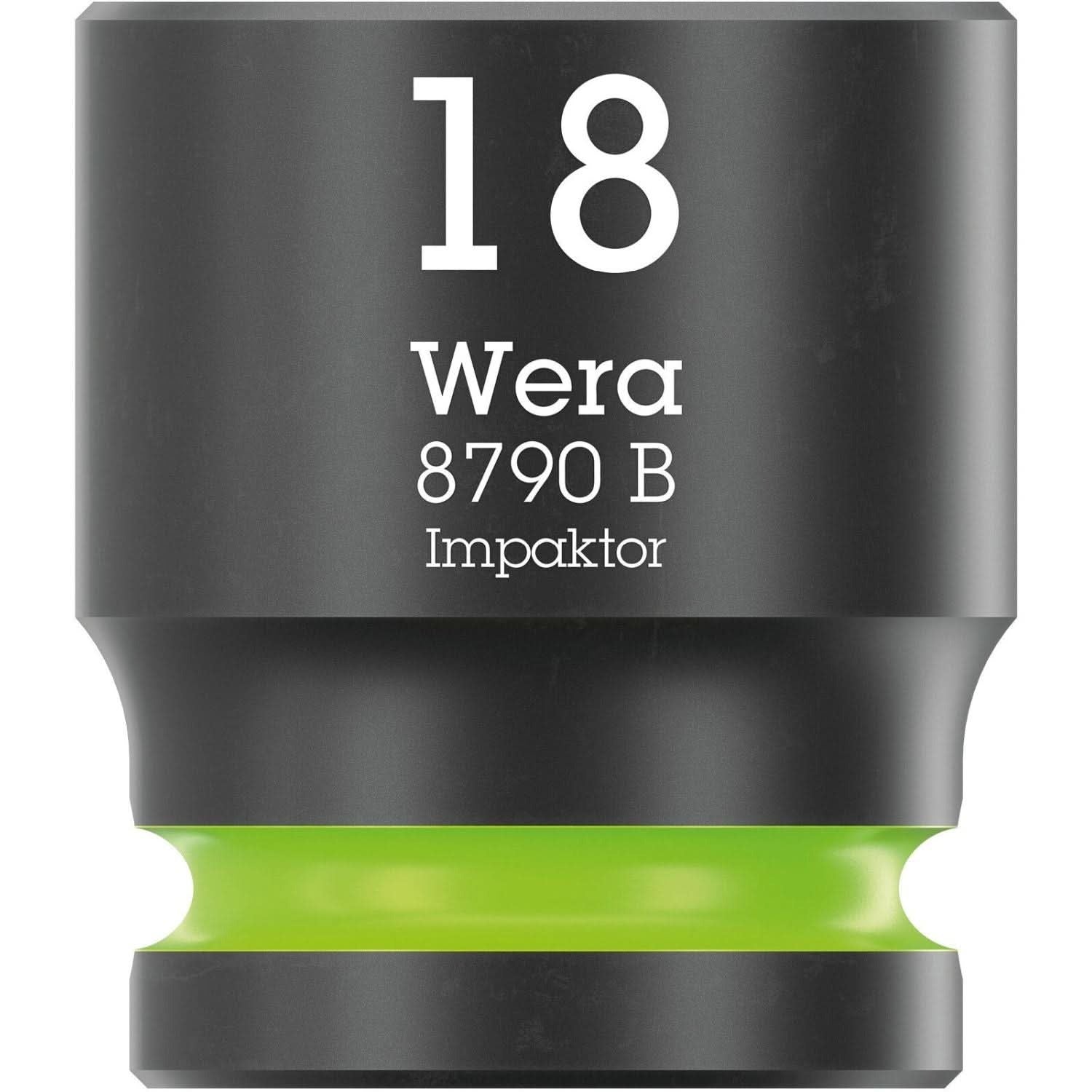Wera 8790 B Impaktor Socket With 3/8-in. Drive, 18x30-mm.