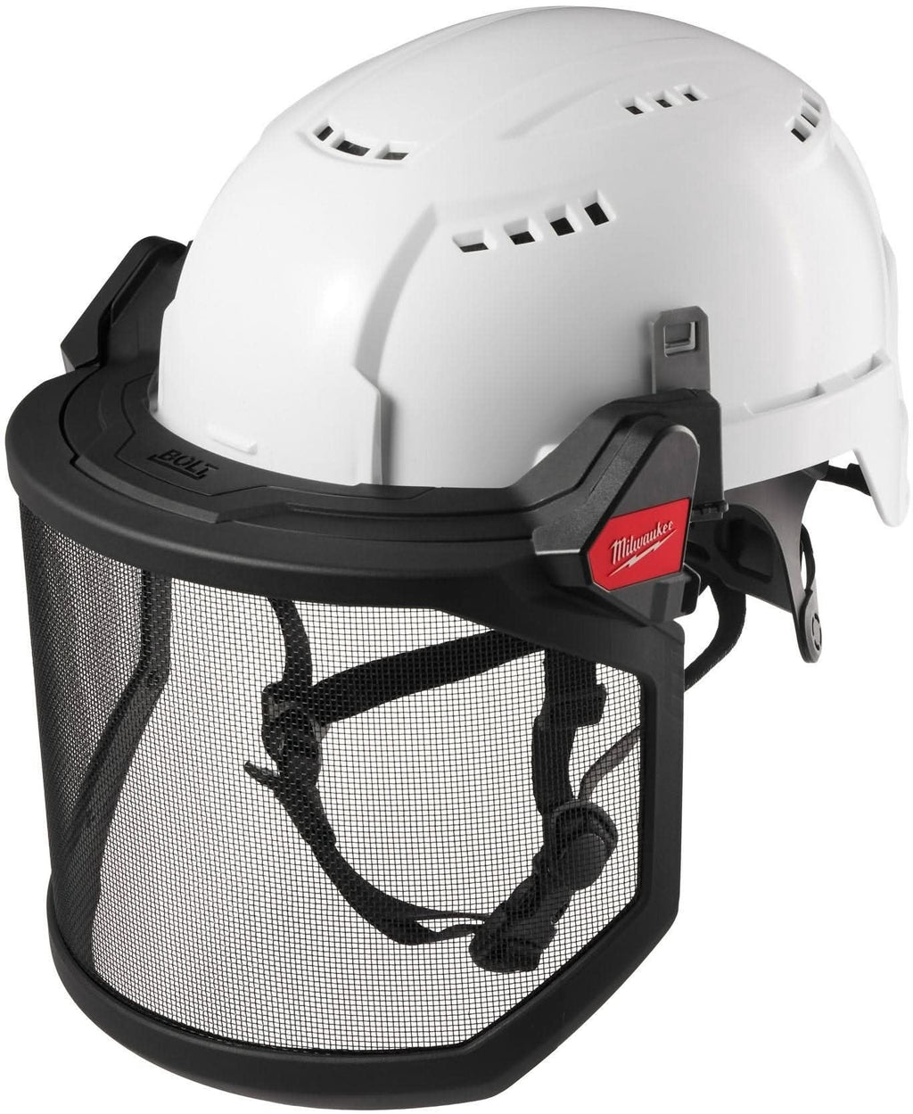 Milwaukee 48-73-1430 BOLT Full Face Shield - Metal Mesh (Compatible with Milwaukee Safety Helmets & Hard Hats)
