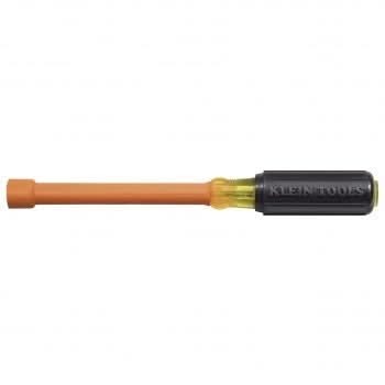 Klein 646-9/16-INS Insulated Cushion-Grip, 9/16" Hollow-Shaft Nut Driver 6" Shank