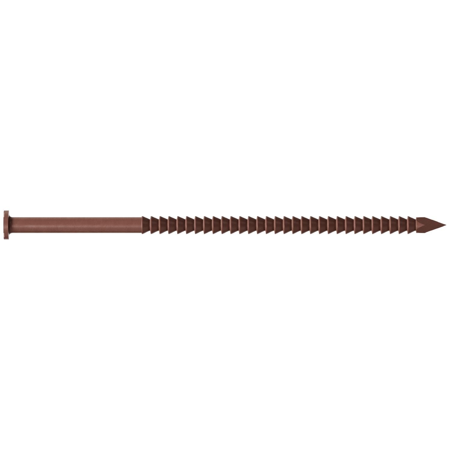 Simpson Strong-Tie S8SNDR1 Painted Siding Nail, 2-1/2-in. x .092-in. Type 304 Stainless Steel, Redwood, 1-lb.