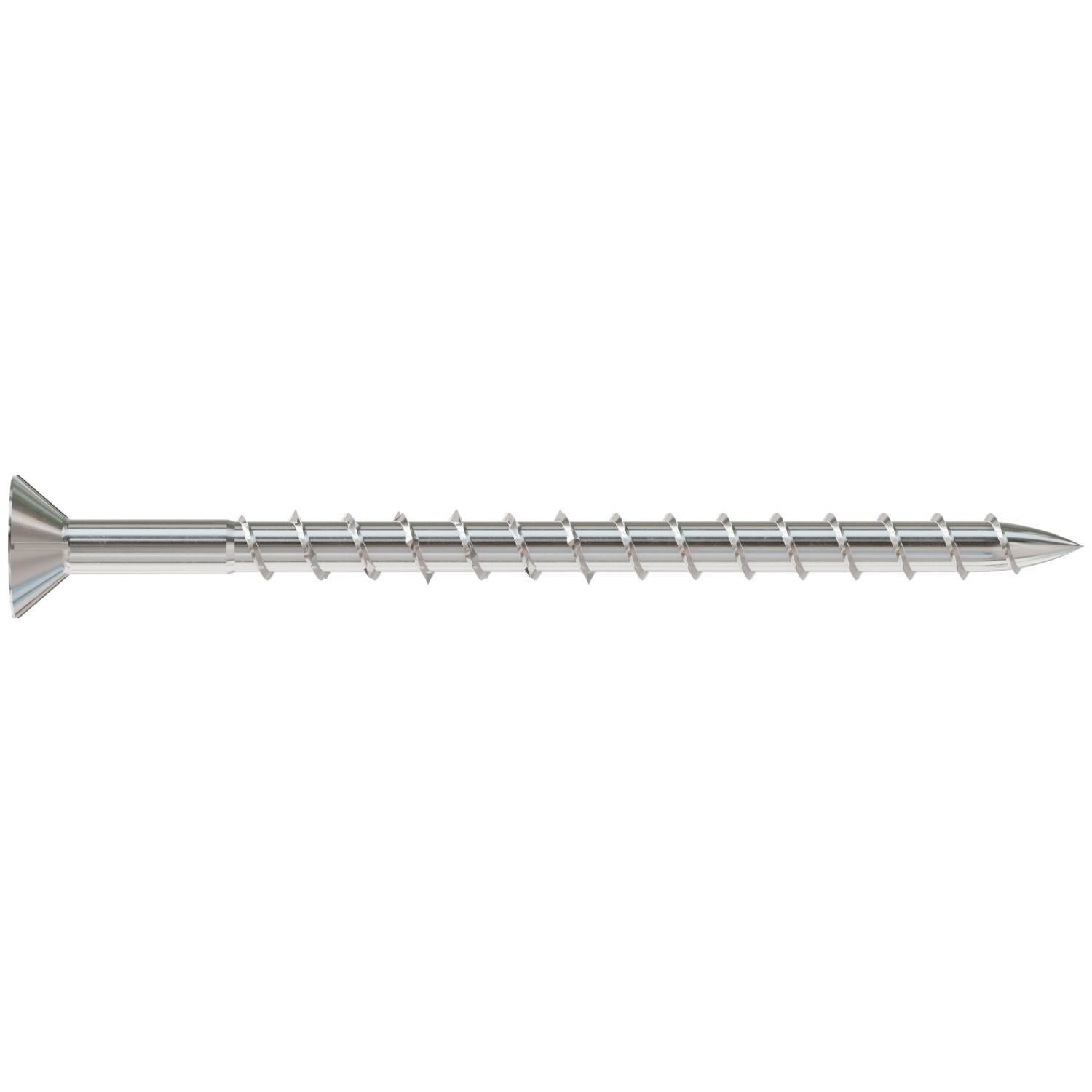 Simpson Strong-Tie S08250WPF5 Deck-Drive DWP WOOD SS Screw, #8 x 2-1/2-in. T-20, Flat Head, Type 305, 5-lb.