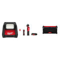 Milwaukee M18 ROVER Flood Light & Pivoting USB Flashlight Set with M18 Bluetooth Jobsite Radio