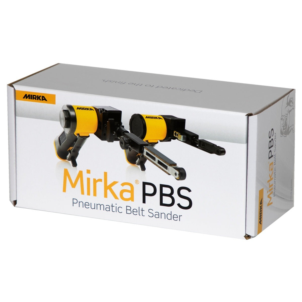 Mirka 1/2 in. x 18 in. Pneumatic Belt Sander, Non-Vac for Weld Removal (PBS-13457)
