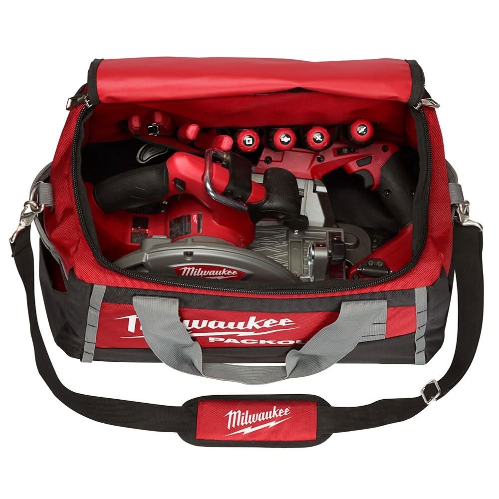 Milwaukee 48-22-8322 20" PACKOUT Tool Bag & 48-22-8395B PACKOUT 18oz Insulated Bottle with Sip Lid