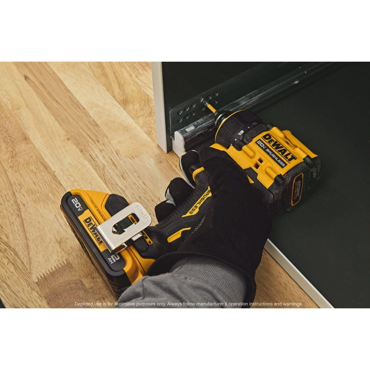 DeWALT DCD803B ATOMIC 20V MAX 5-in-1 Brushless Cordless Multi-Head Drill/Driver w/ 3.5Ah POWERSTACK Starter Kit