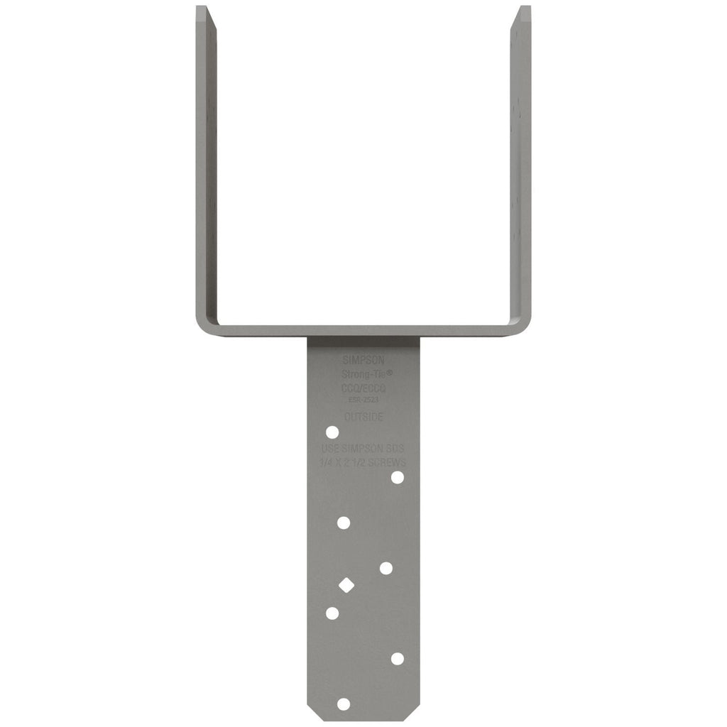 Simpson Strong-Tie CCQ78SDS2.5 CCQ Column Cap for 6-3/4-in. Beam, 8x Post with Strong-Drive SDS Screws