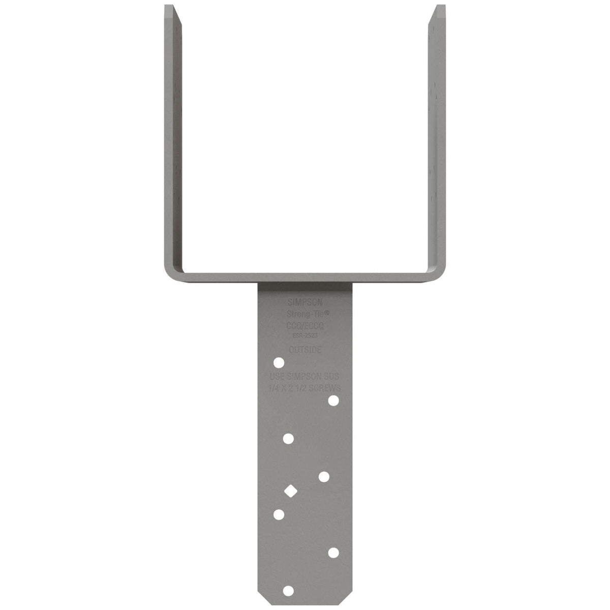 Simpson Strong-Tie CCQ78SDS2.5 CCQ Column Cap for 6-3/4-in. Beam, 8x Post with Strong-Drive SDS Screws