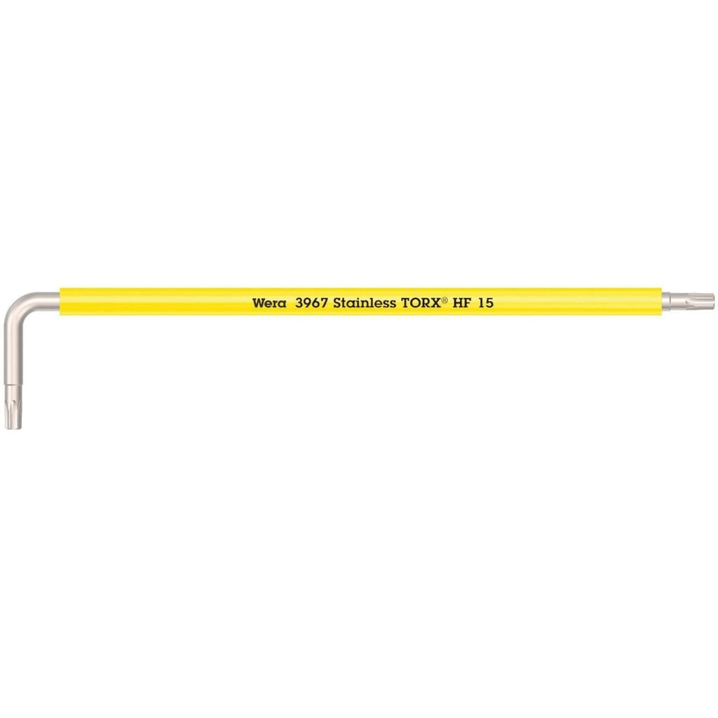 Wera 3967 Sxl Hf Torx L-Key Multicolour With Holding Function, Long, Stainless, Torx 15x123-mm.