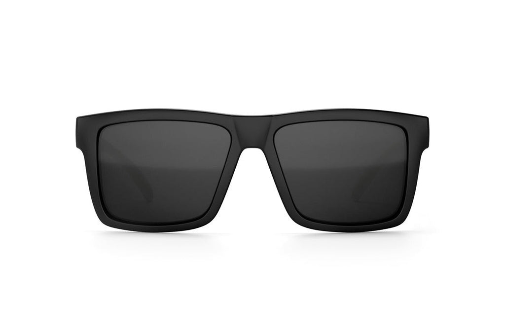 Heat Wave VISE Z87 Black Frame - BLACK Emblem Black Lens Sunglasses