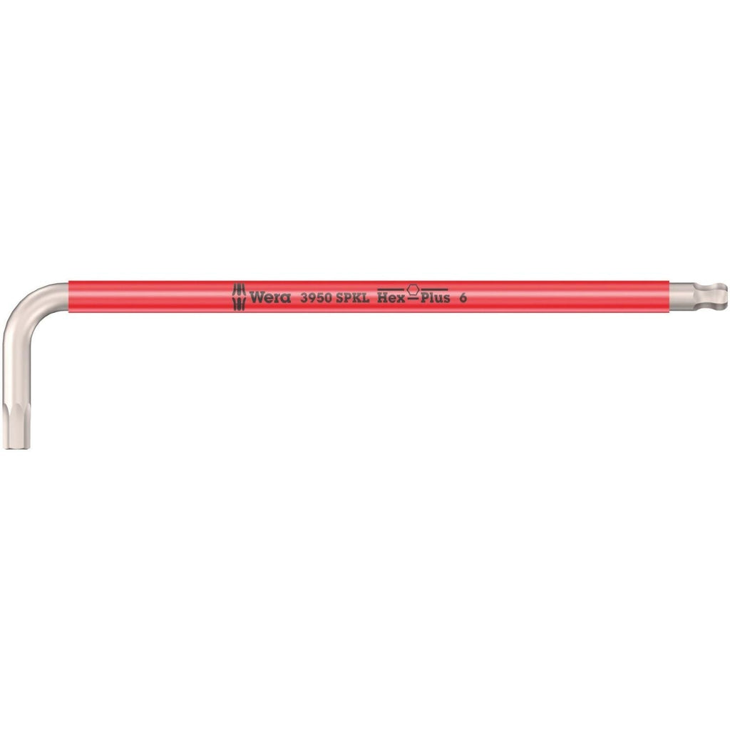 Wera 3950 Spkl Multicolour L-Key, Metric, Stainless, 6x172-mm.