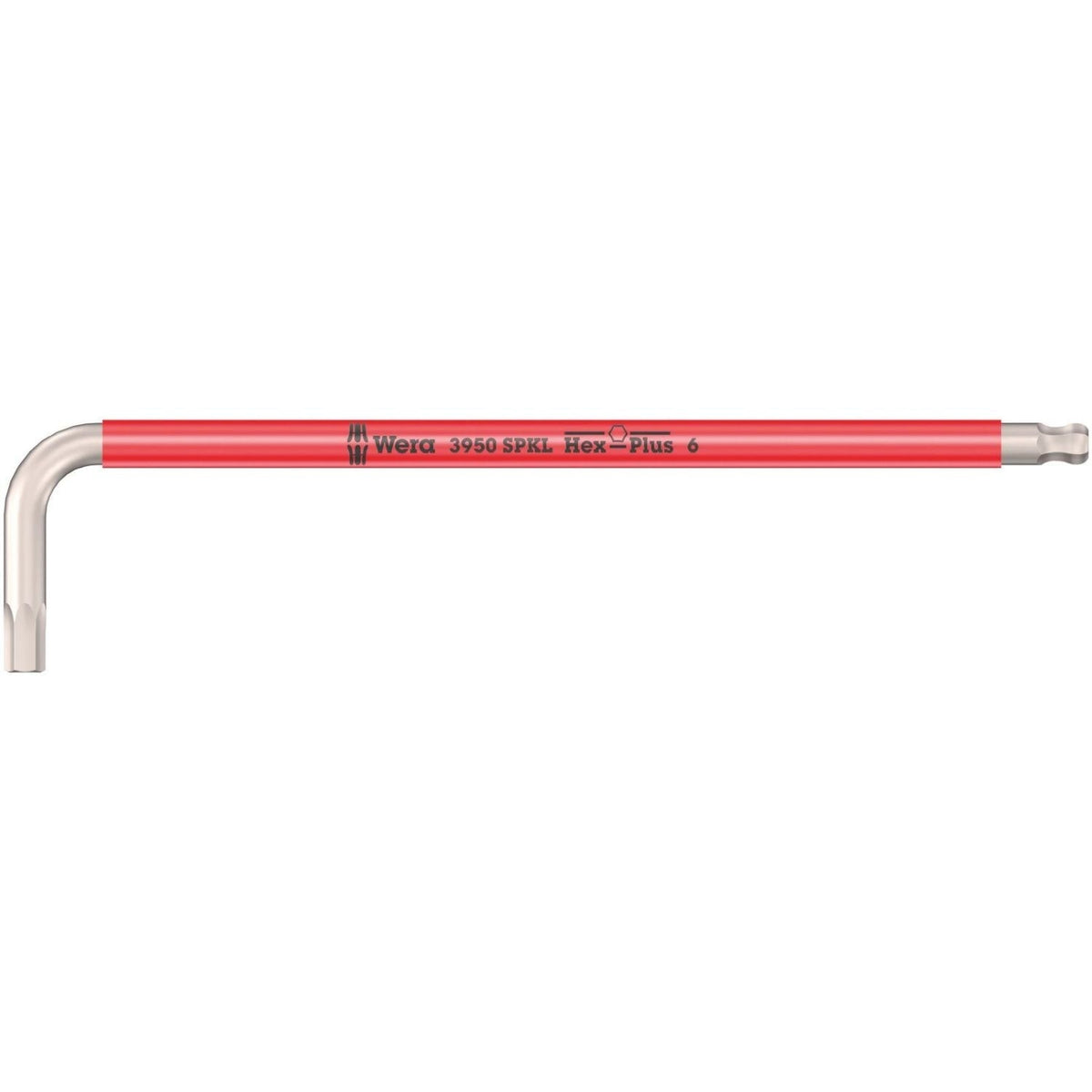 Wera 3950 Spkl Multicolour L-Key, Metric, Stainless, 6x172-mm.