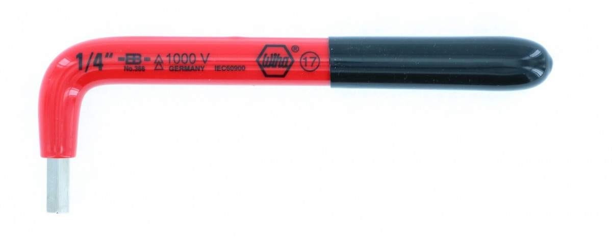 Wiha 13668 Insulated Inch Hex L-Key 1/4"