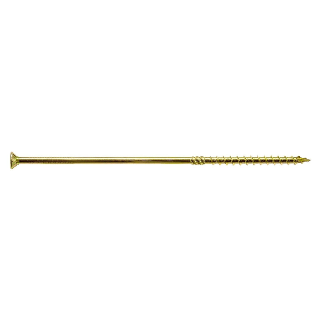 Simpson Strong-Tie SDCP22912 Strong-Drive SDCP TIMBER-CP Screw, 0.315-in. x 9-1/2-in. T40, Yellow Zinc, 250-Pack