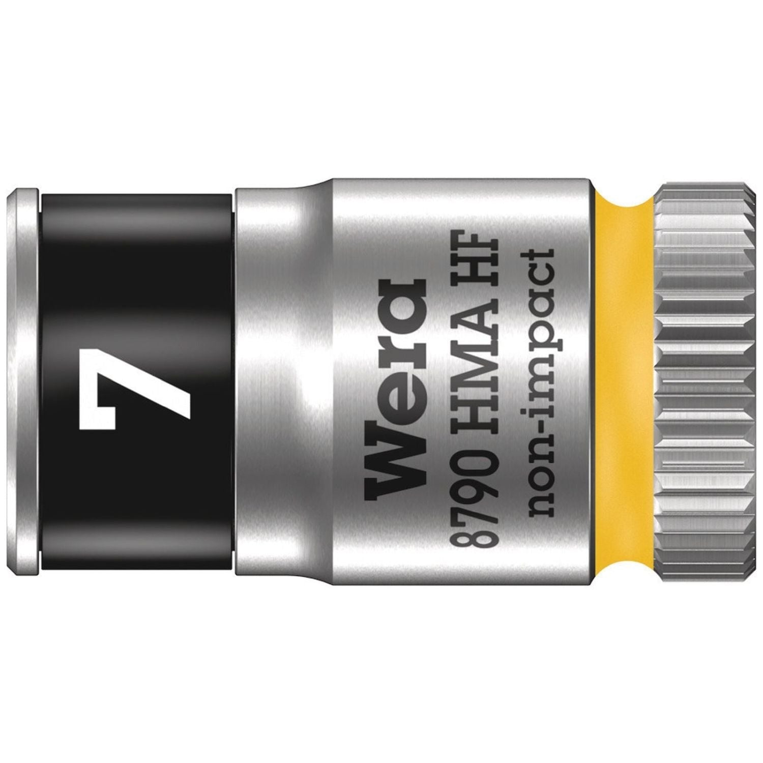 Wera 8790 Hma Hf Zyklop Socket With 1/4-in. Drive With Holding Function, 7x23-mm.