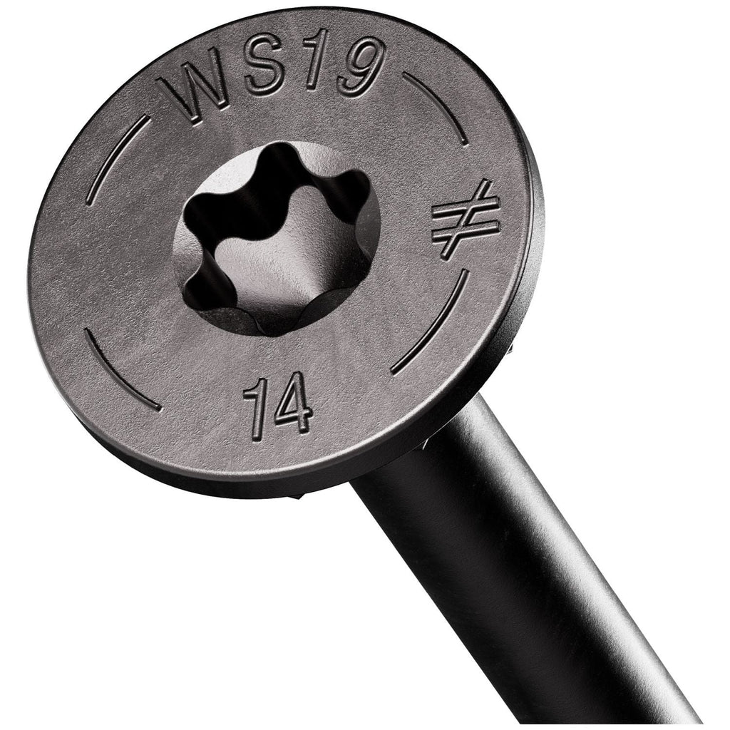 Simpson Strong-Tie SDWS191400-R50 Strong-Drive SDWS TIMBER Screw (Interior), 0.195-in. x 14-in. E-coat, 50-Pack