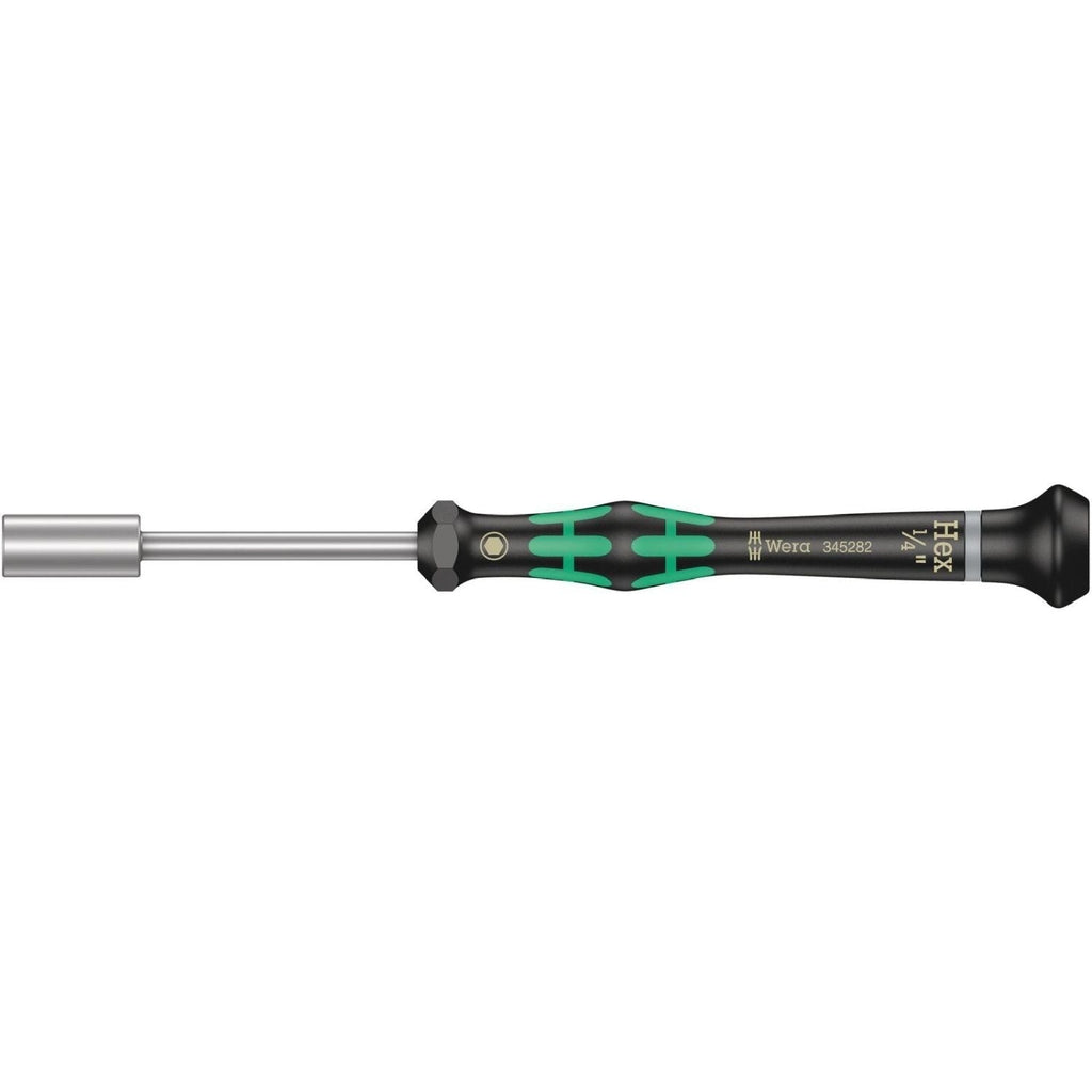 Wera 2069 Nutdriver For Electronic Applications, 1/4-in.x60-mm.