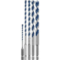 Bosch HCBG500T 5-Piece BlueGranite Turbo Carbide Hammer Drill Bit Set