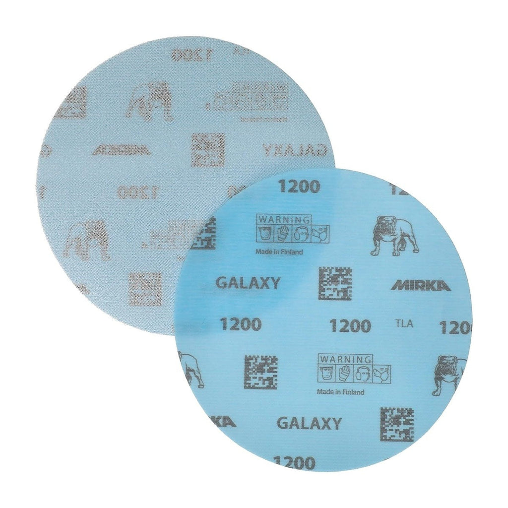 Mirka Galaxy 6-in. 1200 Grit Hook and Loop Sanding Discs, 50-Pack (FY-622-120)