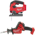 Milwaukee 2737-20 M18 Fuel D-Handle Jig Saw and Hackzall Recip Saw Kit
