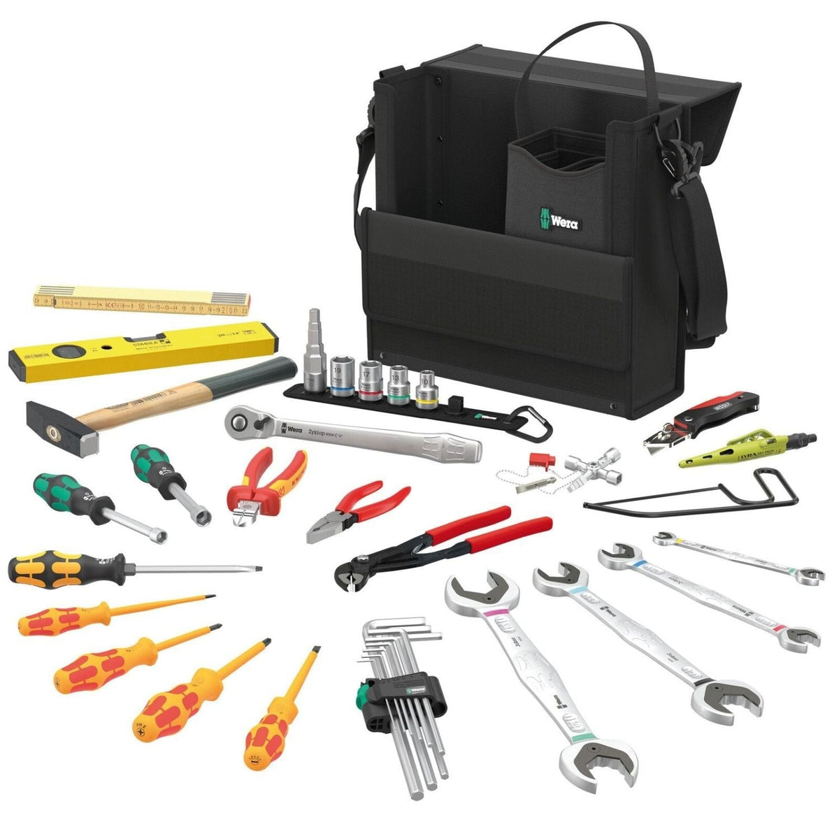 Wera Wera 2Go Shk 1 Tool Set For Plumbing, Heating And Air Conditioning, 36-Pieces