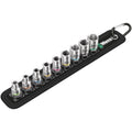 Wera Belt A 4 Zyklop Socket Set, 1/4-in. Drive, 9-Pieces