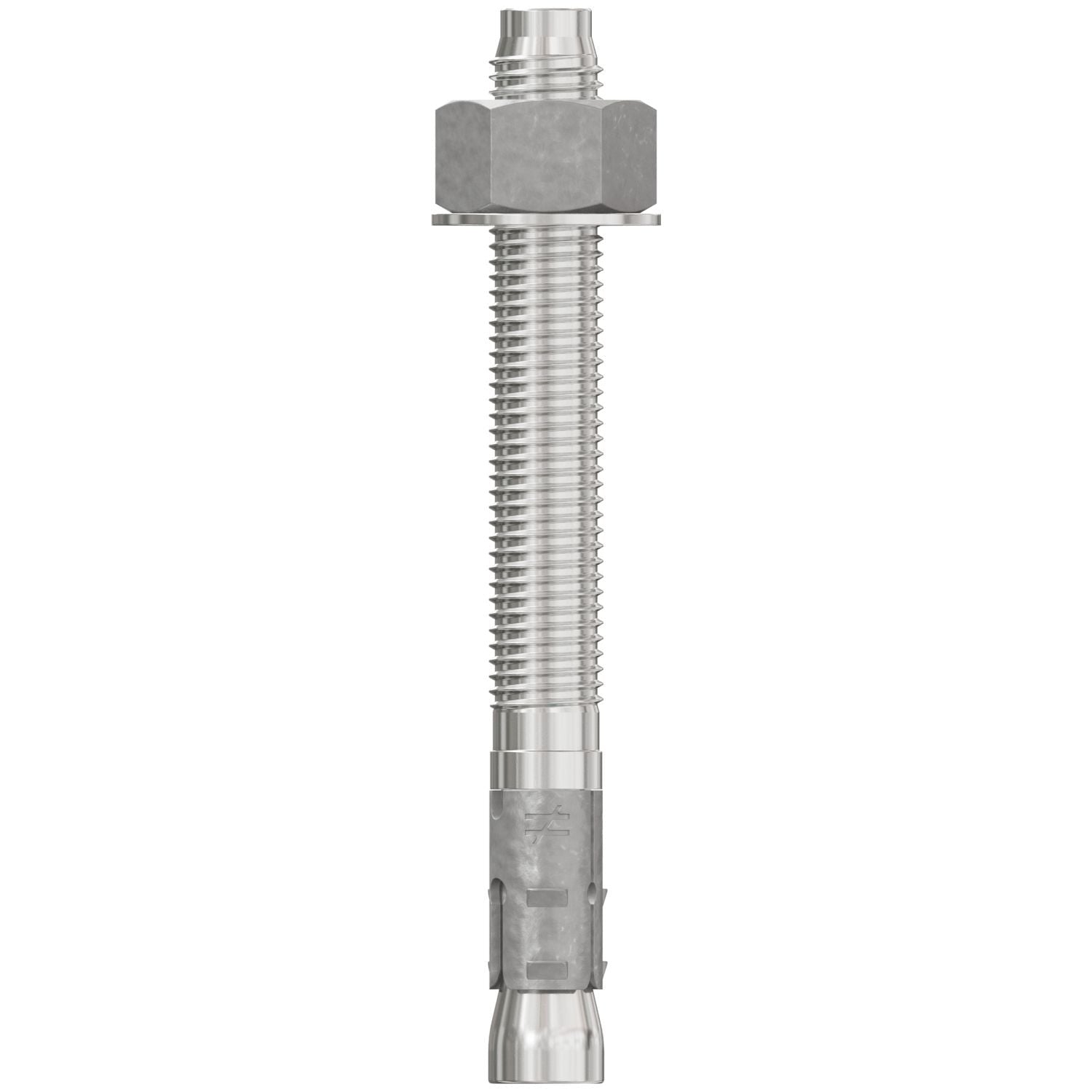 Simpson Strong-Tie STB2-75700S4F10 Strong-Bolt 2, 3/4-in. x 7-in. Type 304 Stainless-Steel Wedge Anchor, Fully Assembled, 10-Pack