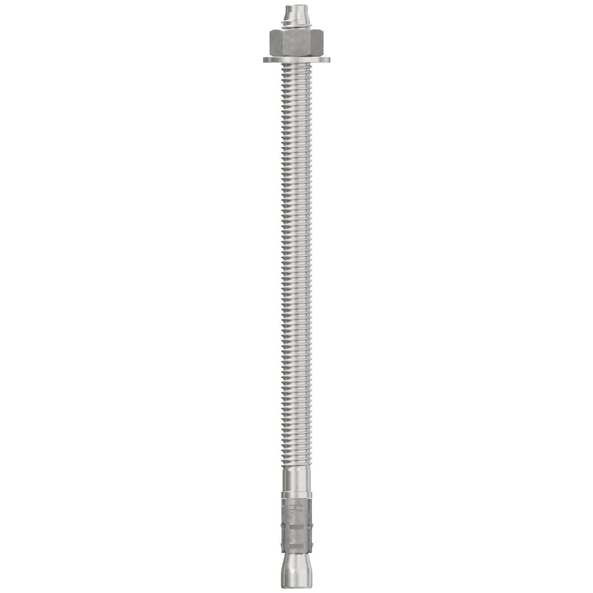 Simpson Strong-Tie STB2-37700S6F50 Strong-Bolt 2, 3/8-in. x 7-in. Type 316 Stainless-Steel Wedge Anchor, Fully Assembled, 50-Pack
