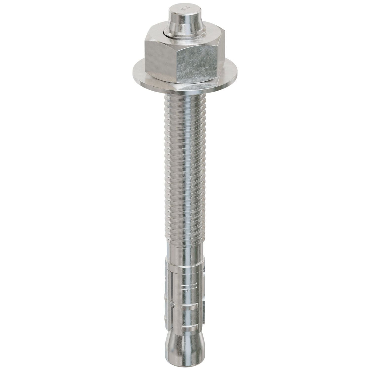 Simpson Strong-Tie STB2-50434S6F25 Strong-Bolt 2, 1/2-in. x 4-3/4-in. Type 316 Stainless-Steel Wedge Anchor, Fully Assembled, 25-Pack