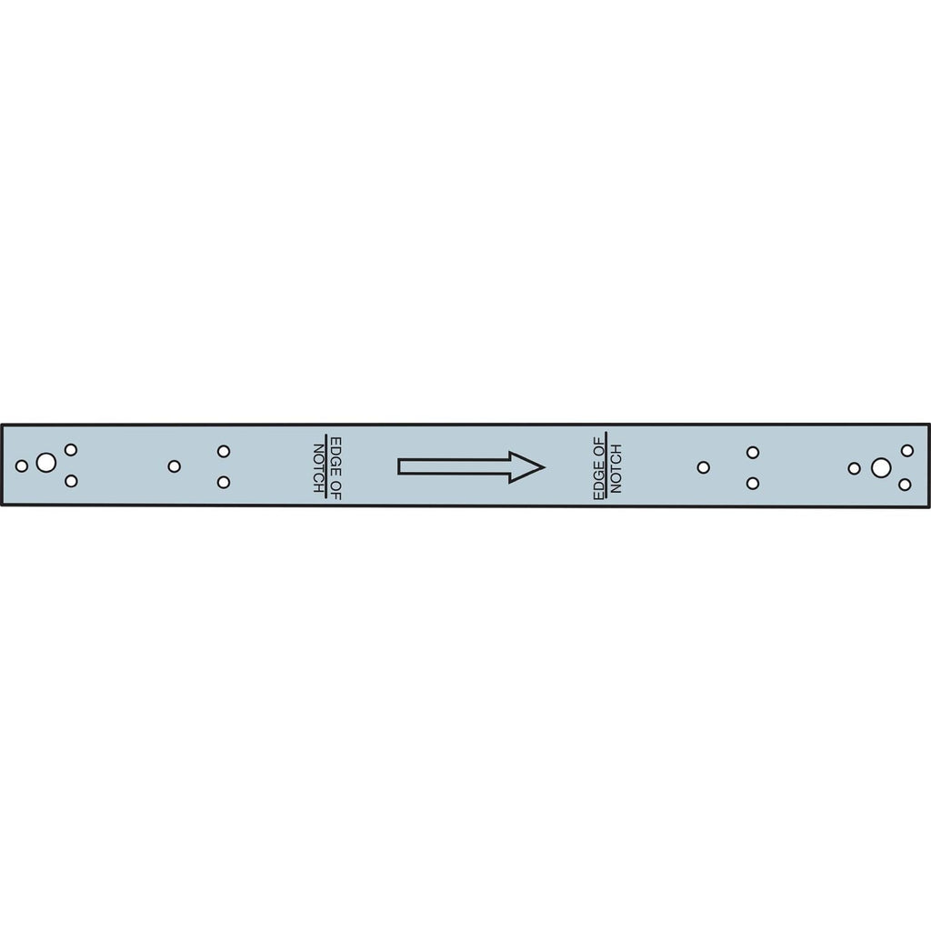 Simpson Strong-Tie RPS18 RPS 18-5/16-in. 16-Gauge Galvanized Retrofit Strap Tie