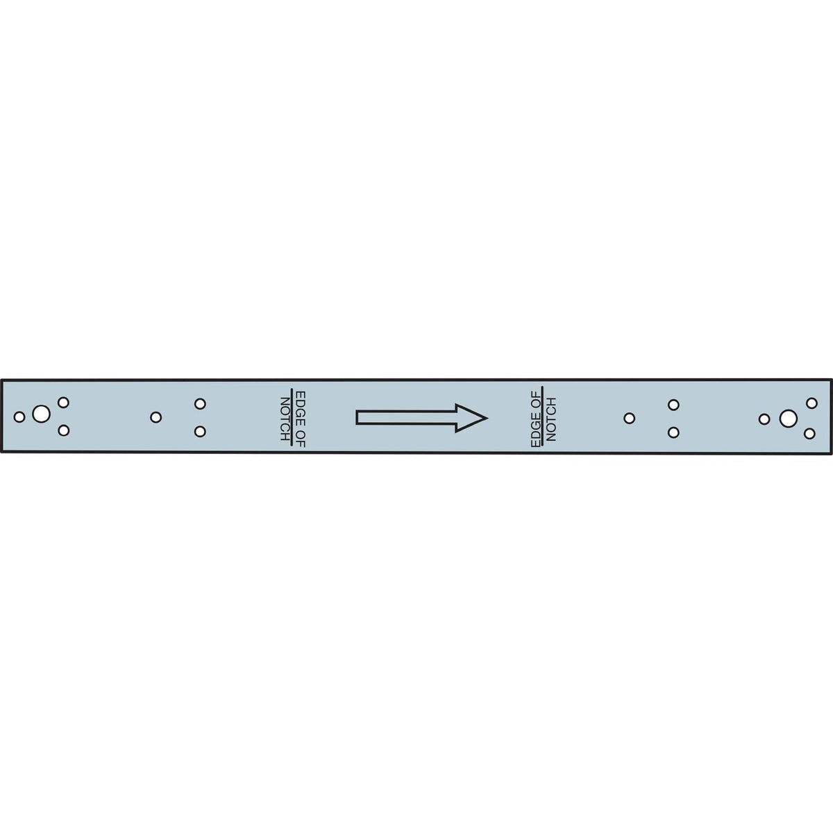 Simpson Strong-Tie RPS18 RPS 18-5/16-in. 16-Gauge Galvanized Retrofit Strap Tie