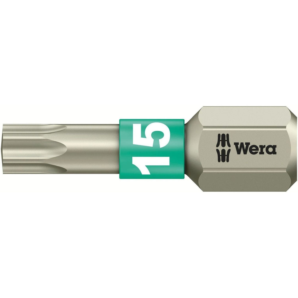 Wera 3867/1 Ts Torx Bit, Stainless, Torx 15x25-mm.