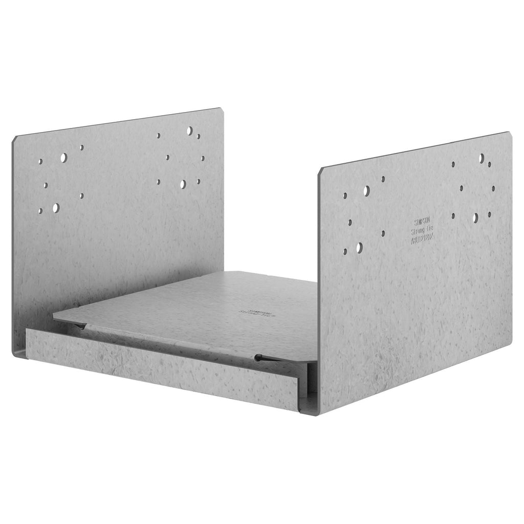 Simpson Strong-Tie ABU1212RZ ABU ZMAX Galvanized Adjustable Post Base for 12x12 Rough