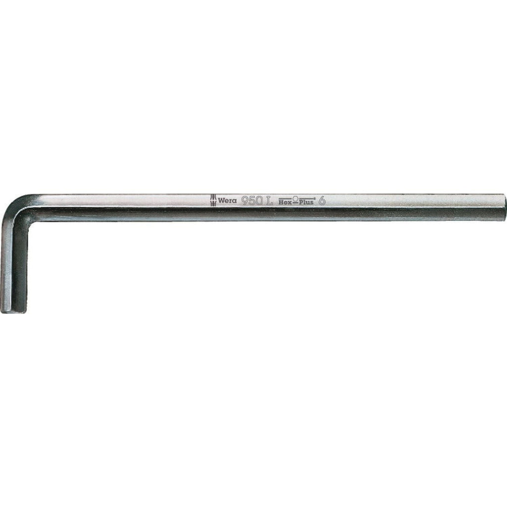 Wera 950 L-Key, Metric, Chrome-Plated, 6x180-mm.