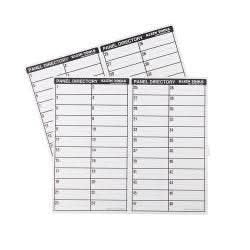 Klein Tools 56255 Wire Markers, Household Electric Panel w/Directory
