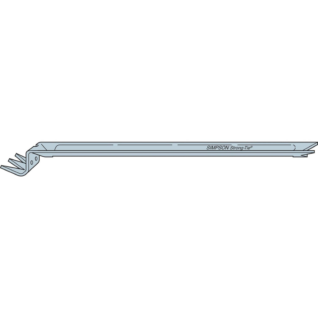 Simpson Strong-Tie NCA2X10-16 NCA 20-Gauge Galvanized Nailless Bridging for 2x10 and 2x16