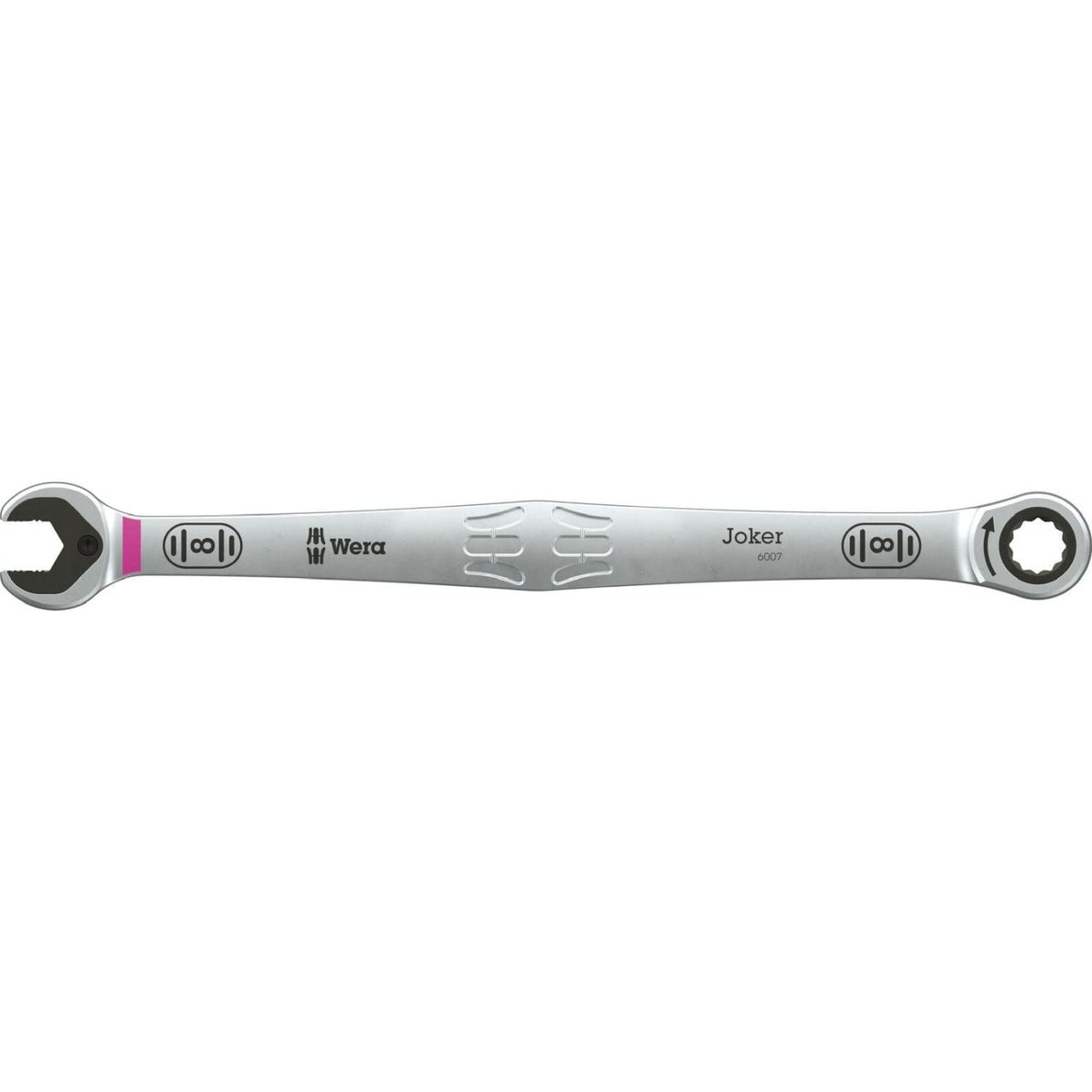 Wera 6007 Joker SB Ring Ratchet Spanner, Long Design, 8x180-mm.